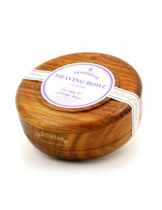D R Harris Jabón de Afeitar Lavanda Bowl Madera "Mahogany"